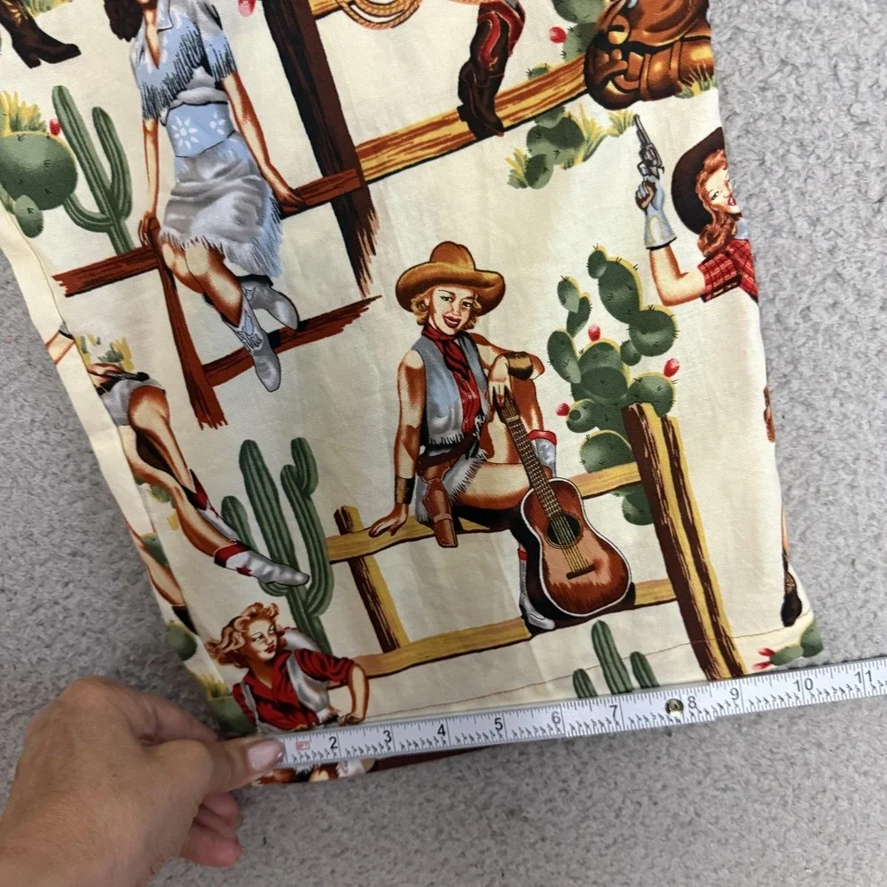 Original Cowboy Pajamas Pants Cream Western Cowgirl‎ Made in Texas